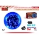 GUIRNALDA 100LEDS EXTERIOR LUZ COLOR AZUL 5M+2M GUIRNALDA 100LEDS EXTERIOR LUZ COLOR AZUL 5M+2M