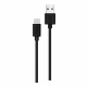 Cable USB A a USB C Philips DLC3104A/00 Carga rápida 1,2 m Negro