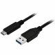 Cable USB A a USB C Startech USB315AC1M           Negro