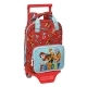 Mochila Escolar con Ruedas The Paw Patrol Funday Rojo Azul claro (20 x 28 x 8 cm