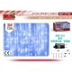 LUCES CORTINA GRUESA 138L 3 * 1M AZUL/BLANCO PARPADEANTE LUCES CORTINA GRUESA 138L 3 * 1M AZUL/BLANCO PARPADEANTE