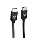 Cable USB C V7 V7USB2C-1M           Negro