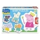 Set de 5 Puzzles Baby Peppa Pig Educa