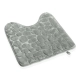 Alfombra de baño Versa Gris Poliéster (45 x 45 cm)