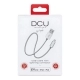 Cable Cargador USB Lightning  iPhone DCU Plateado 1 m