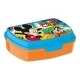 Fiambrera para Sandwich Mickey Mouse Happy smiles Plástico Rojo Azul (17 x 5.6 x